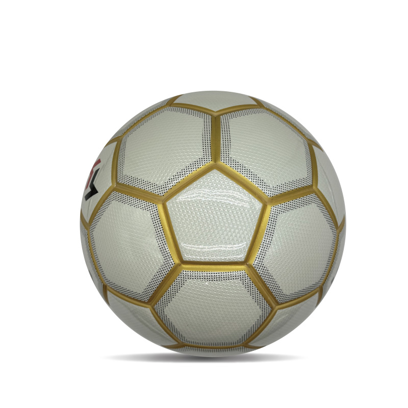 Mirror Double Mirror ที่กำหนดเองฟุตบอลมันวาววับ Soccer Ball Ball ขนาดอย่างเป็นทางการขนาด 5