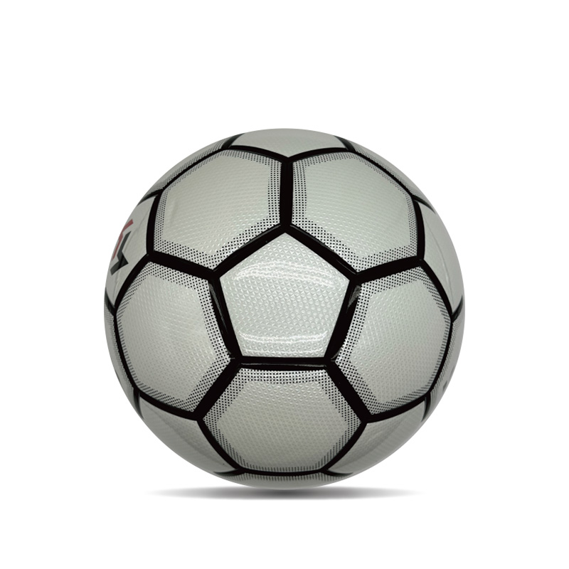 Mirror Double Mirror ที่กำหนดเองฟุตบอลมันวาววับ Soccer Ball Ball ขนาดอย่างเป็นทางการขนาด 5