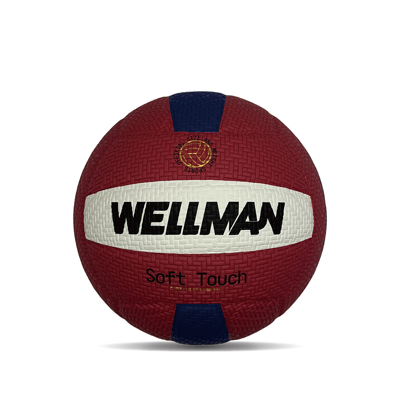 รูปแบบการทอรูปแบบการดูดซับความชื้นกีฬาลูกบอลวอลเลย์บอลหนัง PU ดั้งเดิม