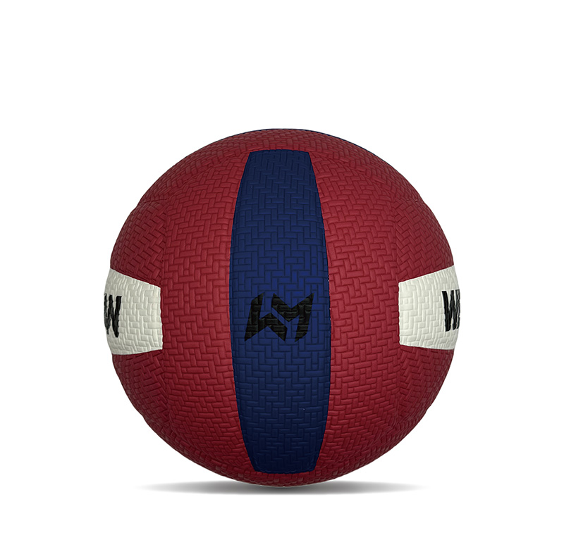 รูปแบบการทอรูปแบบการดูดซับความชื้นกีฬาลูกบอลวอลเลย์บอลหนัง PU ดั้งเดิม